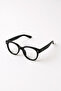 Oval Unisex Black Blue Block Blue Light Filtered Glasses - 2
