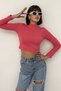 Alicia Women's Ribbed Knit Turtleneck Sweater |   Long Arm, Slim Fit , Single and Double Pack Option - 4