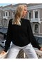 Braided Crew Neck Italian Sleeve Knitwear Sweater - 2