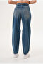 Belt Buckled Baggy Jeans - 8