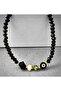 Handmade Black Beaded Necklace - 2