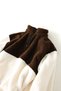 Men's Fleece Sweatshirt Half Zipper Color Block Oversized Thick Winter Warm Plush Top - 5
