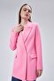 Pink Oversize Woven Blazer Jacket - 8