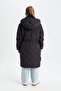 Dfc - Girls' Water Repellent Hooded Zippered Long Coat Parka with Snap Pockets - 7