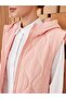 سترة منتفخة بغطاء للرأس منقوشة ذاتيًا للنساء - 5