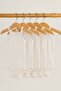5-Pack 100% Organic Cotton White String Strap Baby Bodysuit - 4