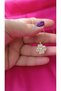 Steel Non-Tarnish Zircon Stone Clover Detailed 360-Degree Rotating Stylish Elegant Women's Necklace - 5