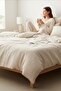 Double Cotton Muslin Duvet Cover Set 200X220 cm |   With 2 Pillowcases |   Breathable Soft Fabric - 3