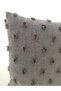 Tufting Linen Polka Dot Decorative Throw Pillow Case (Color Gray) - 5