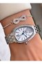 Brand Silver Color Women's Wristwatch - Bracelet