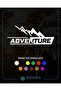 Adventure 4X4 Car Sticker 17X17 cm White