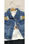 Girl's 3-Piece Jeans Set - 3