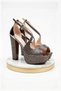 Women's Fashion Stylish Gold Mirror Full Stone High Heel Wedding Engagement Night Evening Dress Shoes - 3