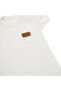 Newborn Honeycomb Textured 7-Piece Blanket Bodysuit Set 100% Cotton Hospital Release - White - 3