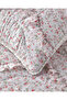 Floral Euphoria Ruffled Single Bedspread Set 160X220 cm Pink - 5