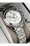 Silver Color Steel Strap Waterproof Wristwatch + bracelet - 4