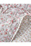 Floral Euphoria Ruffled Single Bedspread Set 160X220 cm Pink - 4