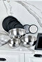 Zena Li̇ora Esta 9-Piece Grated Mixing and Storage Bowl Set 16-20-24 cm Aura Mix - 2