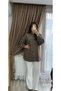 Pearl Touch Earth Brown Hijab Tunic - 6