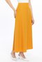 Apsen Women's Mustard Seasonal Zippered Long Flared Skirt 2148-95 - 5