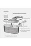 WATER FOUNTAIN, WATER DISPENSER, Stainless Steel Cat Water Fountain, Automatic Sensor, 4L - 5