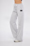 Ribbed Palazzo Oversize Cut Sweatpants - 6