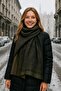 Khaki Etro Patterned Women's Shawl
