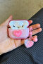 Airpods Pro and Airpods Pro 2Generation Compatible Patterned Glitter Heart Silicone Airpods Case Headphone Case - 3
