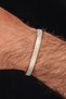 Men's and Women's Copper Bracelet - Genuine Leather Top with Greek Embroidered Magnetic Model - 4