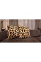 Voyage Leopard Pattern Plush Teddy Puffy Decorative Pillow Cushion Cover 43X43 Set of 2 - 4