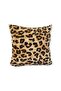 Voyage Leopard Pattern Plush Teddy Puffy Decorative Pillow Cushion Cover 43X43 Set of 2 - 3