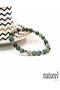 Natural Stone Mossy Agate / Natural Stone Bracelet - 4