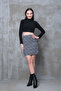 Women's Mini Skirt Cheetah Pattern Belly Area Gathering Corset Belt Winter Cotton - 5