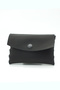 Handmade Genuine Leather Card Holder Wallet – Snap Closure and Seamless