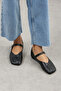 Dora Buckle Genuine Leather Shoes
