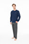 Us Polo Assn. Men's Navy Blue Home Wear