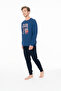 U.S. Polo Assn. Men's Indigo Pajama Set - 2