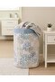 Blue Dirty Laundry and Toy Basket, Organizer, Organiser, Bathroom & Nursery - 3
