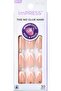 Press-On Nails – “So French” (Medium), 30-Piece Set with File, Prep Pad & Manicure Stick