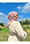 وشاح من الخيزران بنمط فلورا - وردي - أرجواني - 2
