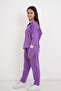 Girl's Two-Thread Tracksuit Set with Collar Detail - 5