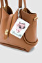 Cat Figured Pop-Up Mirror Bag Charm White - 6