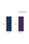 Exercise Guided Yoga Mat Non Slip, Ecofriendly Fitness Exercise Mat 6MM Thick - 3