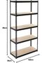 5 Shelf Metal Body Rack Storage Organizer 86 X 36 X 183 cm - 5