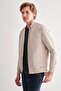 High Collar Cotton Slim Fit Quilted Classic Coat 1007255127 - 3
