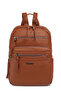 Barcelona Daily Medium Size Sports Multi-Pocket Women's Backpack 1928 Tan