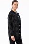 Polo collar knit cardigan black - 3