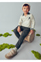 Gray Color Cargo Pocket Boys' Trousers |   4-10 Years Old, Buttoned, Adjustable Waist, Cotton