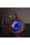 Leo Zodiac Sign Rope Faux Leather Necklace Infinity Symbol Wood Pendant