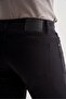 Black Casual Slim Fit 5-Pocket Straight-Leg Trousers 1003255320 - 5